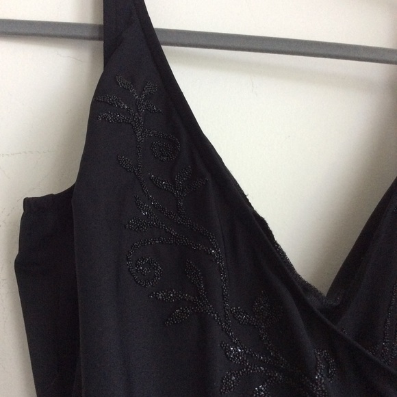 Miraclesuit Swimsuit Womens Medium Black One Piece Embellished Slimming Support - Picture 6 of 16